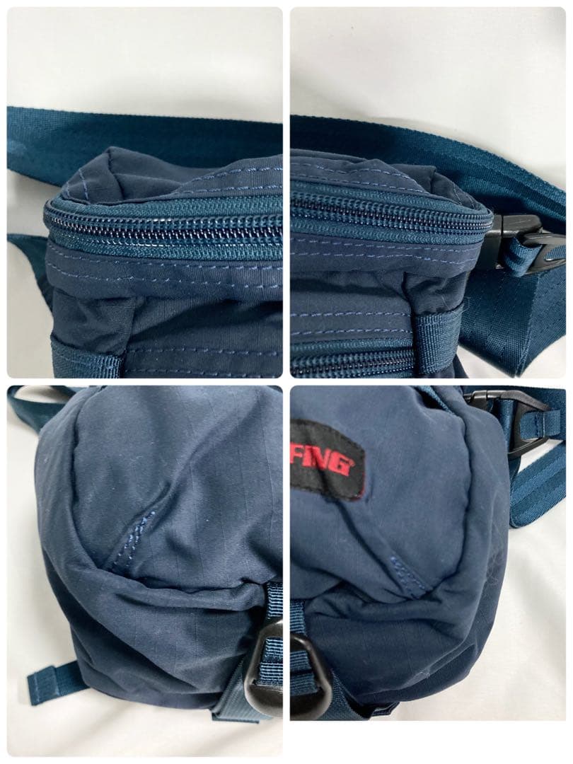 ブリーフィング デューン ロゴ ネイビー ショルダーバッグ 大容量 多機能 A4