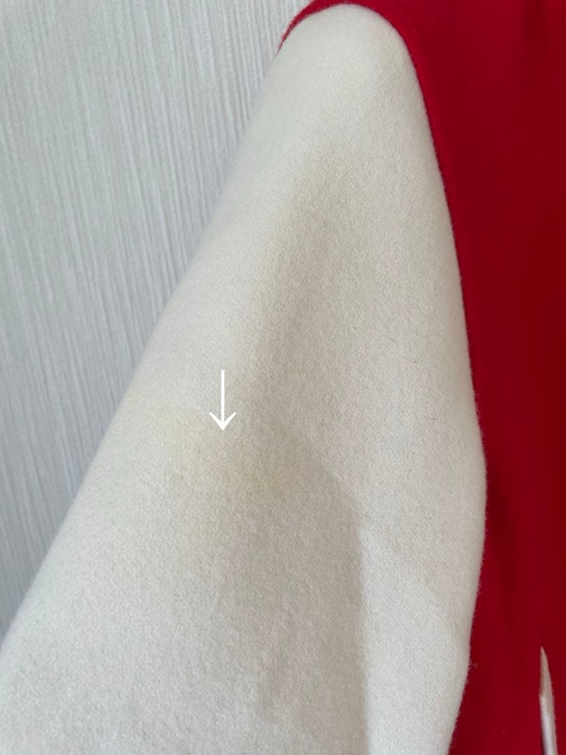 希少　クレージュ　courrèges スタジャン 38size 赤