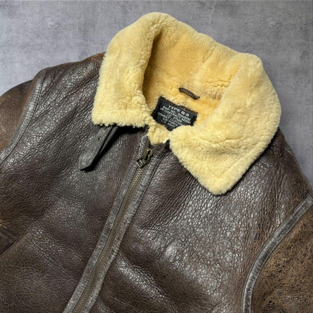 U.S.ARMY B-3 B3 フライトジャケット レザージャケット ムートン