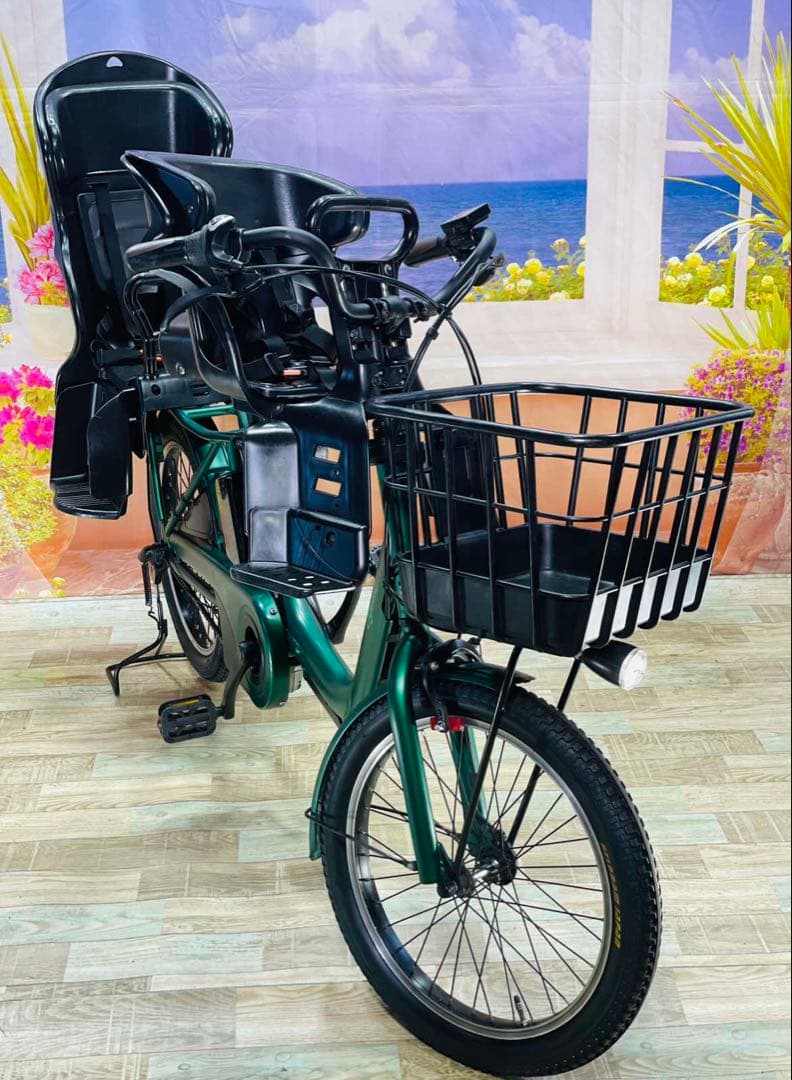 1年保証　2022年！ギュットアニーズ⭐️16AH！子供乗せ電動自転車Y3124