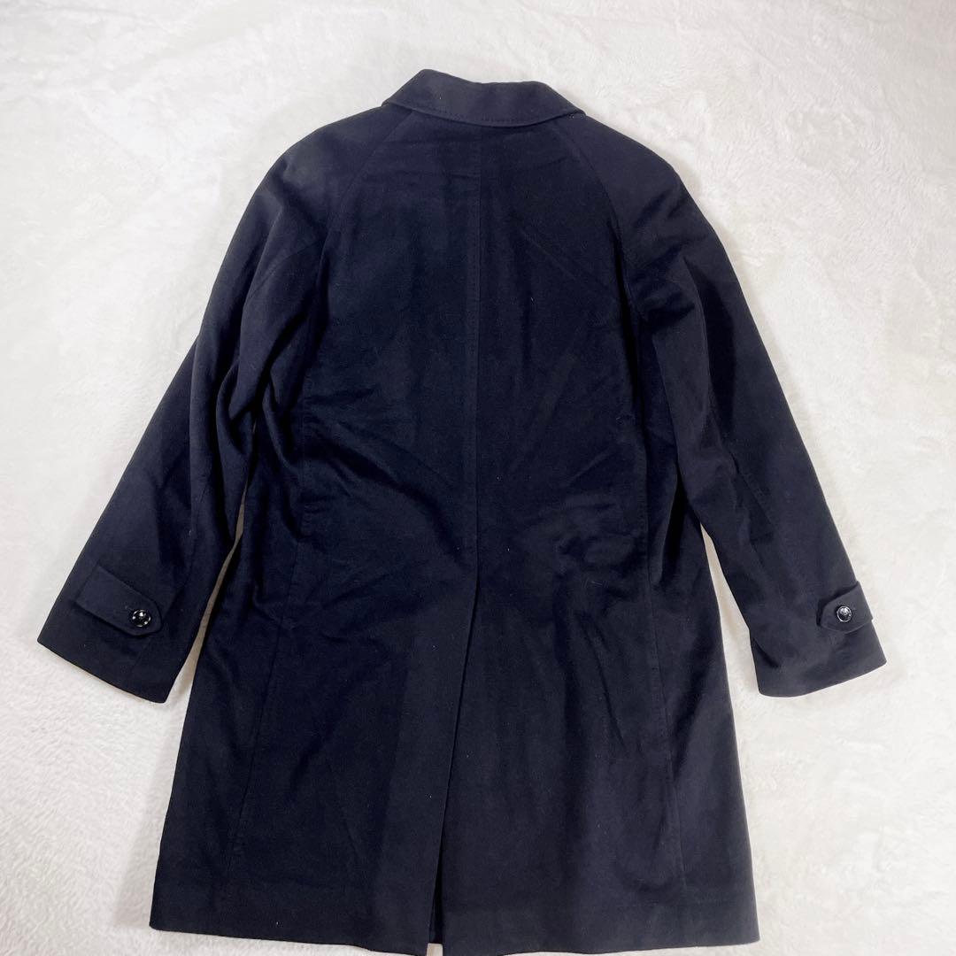 DURBAN ダーバン カシミヤ 100% コート ロング ブラック 黒