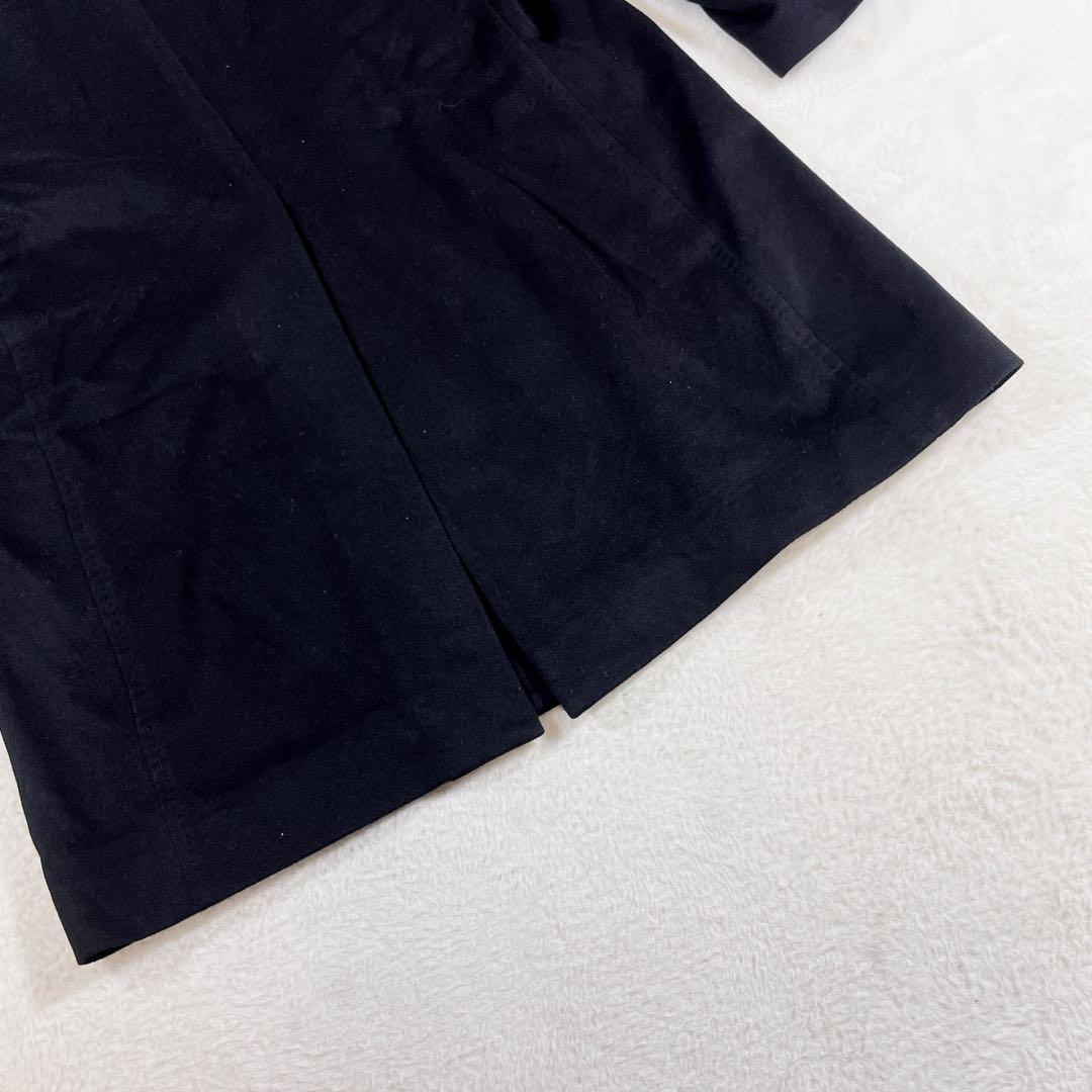 DURBAN ダーバン カシミヤ 100% コート ロング ブラック 黒