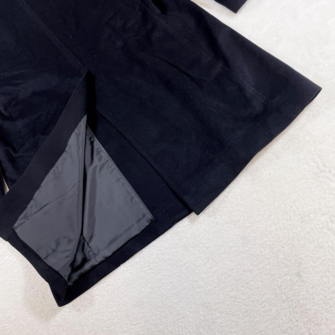 DURBAN ダーバン カシミヤ 100% コート ロング ブラック 黒