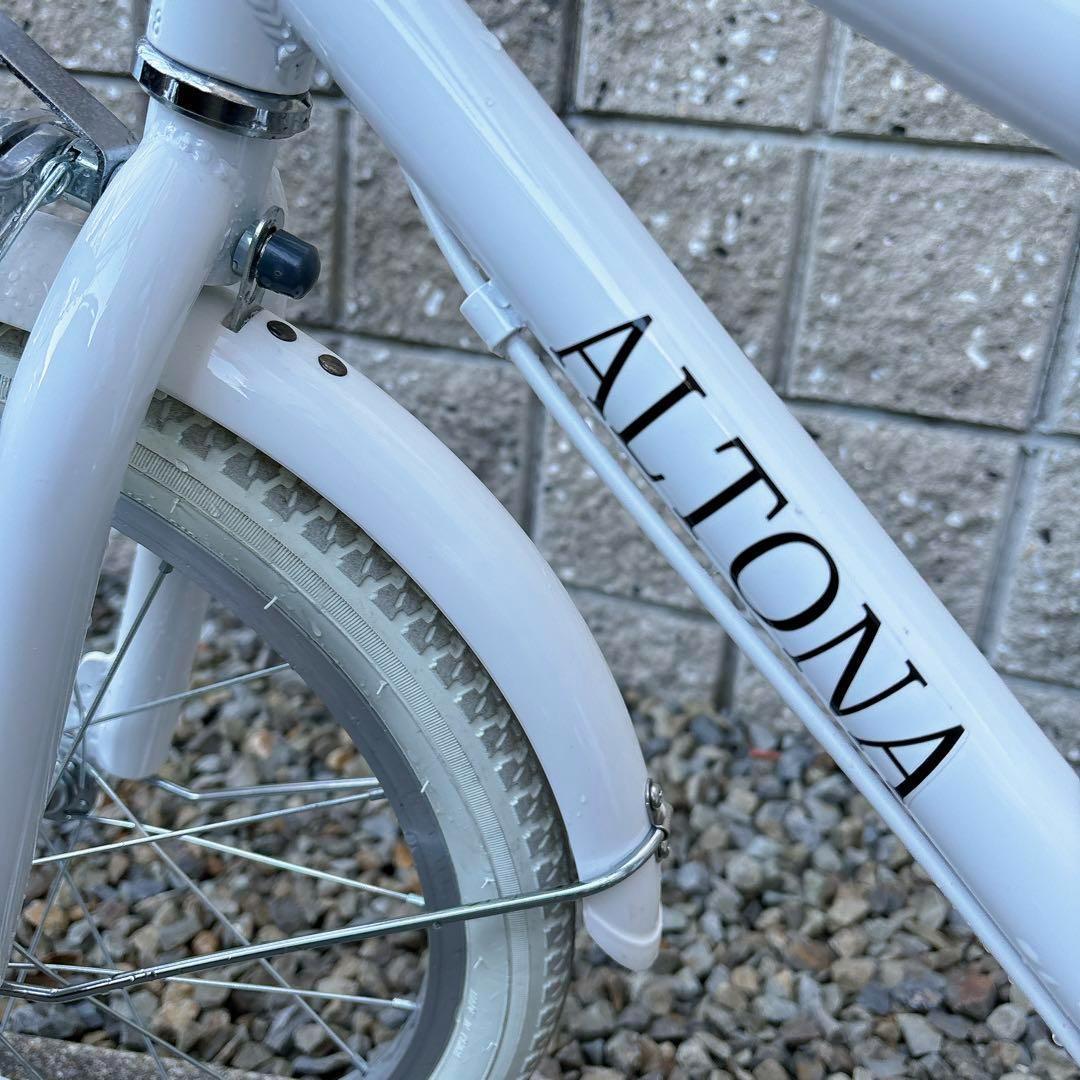 大阪 直接引渡】子供用 自転車 18インチ 真っ白 アルトナ 廃盤商品 レア