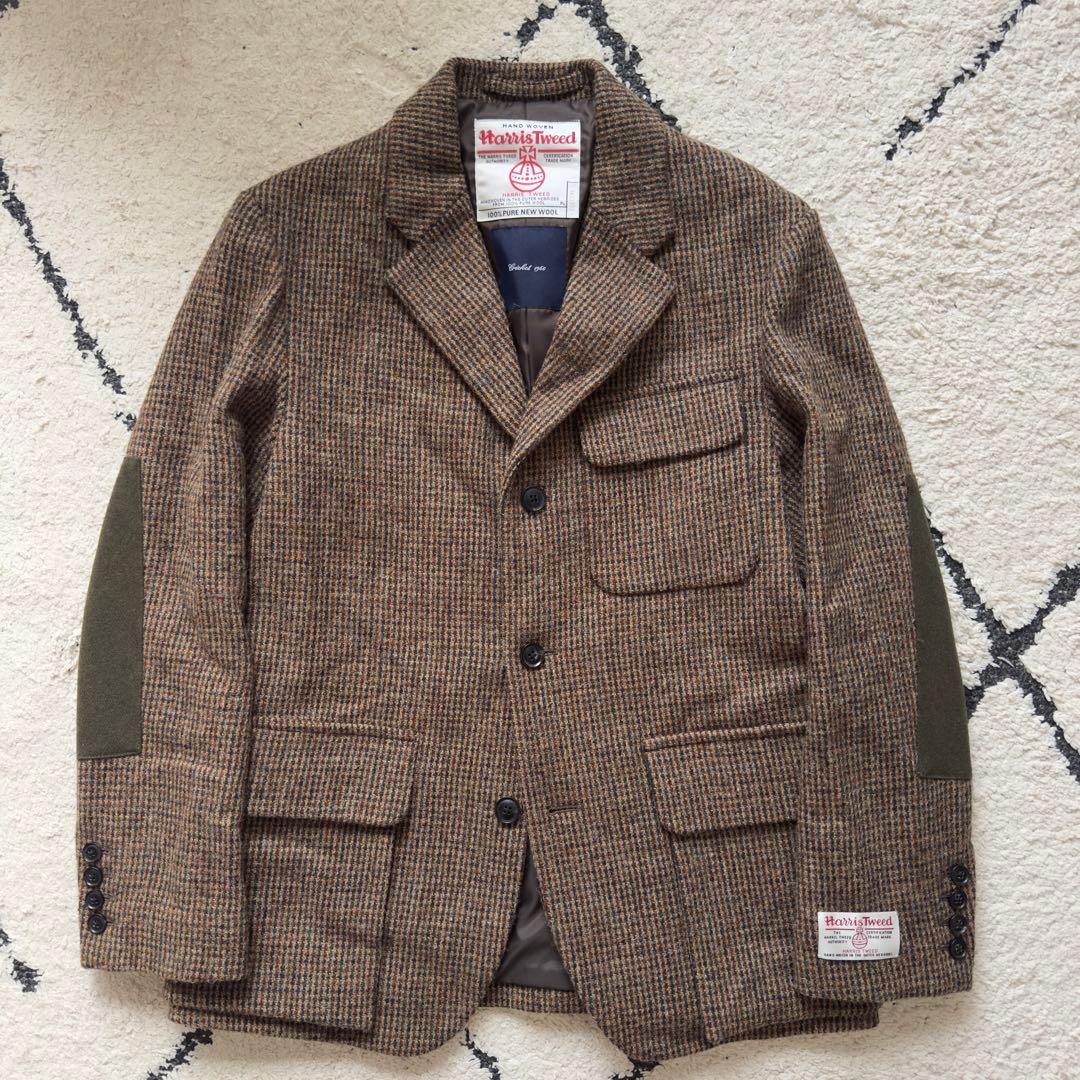Cricket 1960 ハリスツイード ハンティングジャケット テーラード M
