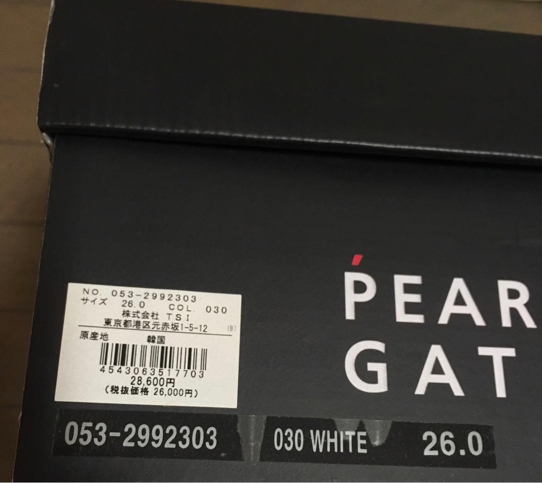 PEARLY GATES メンズ　ゴルフシューズ 89 ホワイト