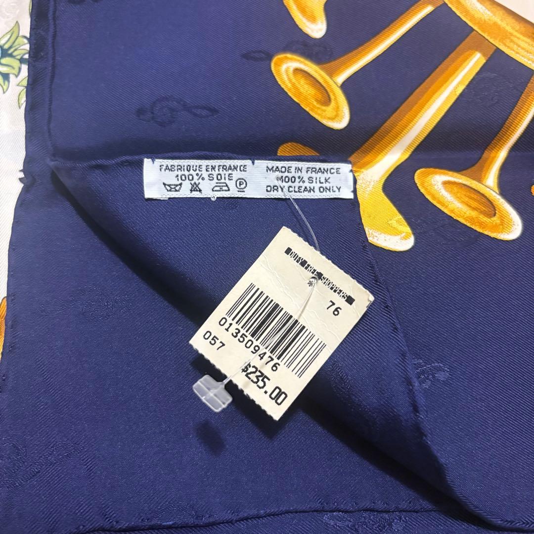 【未使用 Hermès カレ90】 パイプオルガンと機会仕掛けの楽器