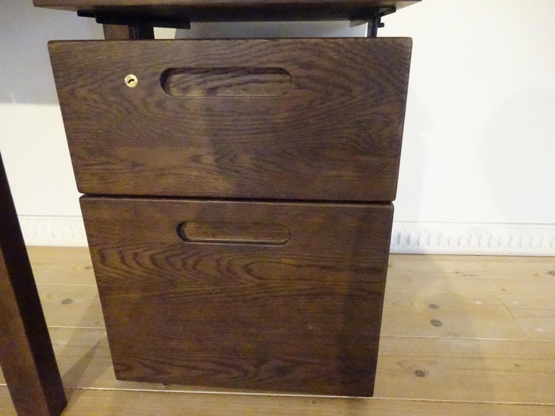 整理中⭐︎　浜本工芸　2800デスク　学習机用№32昇降袖Bワゴン　2点組