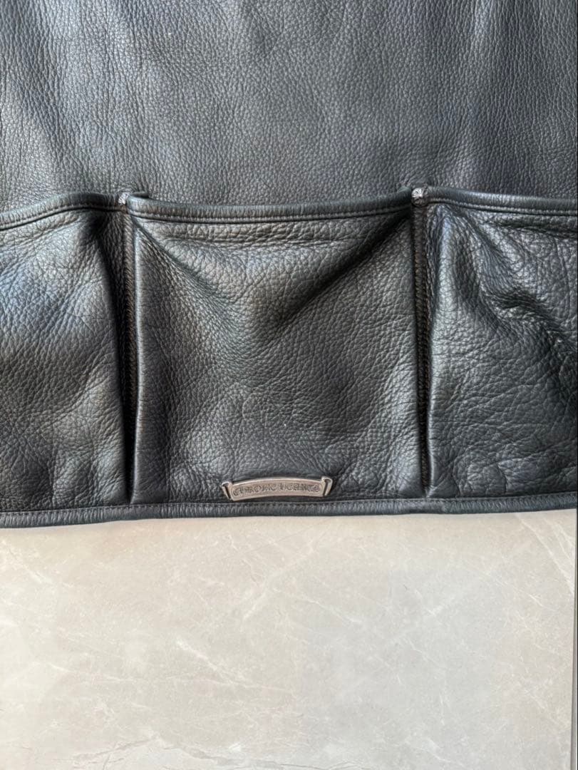 CHROME HEARTS クロムハーツ激レアレザーエプロン - メルカリ