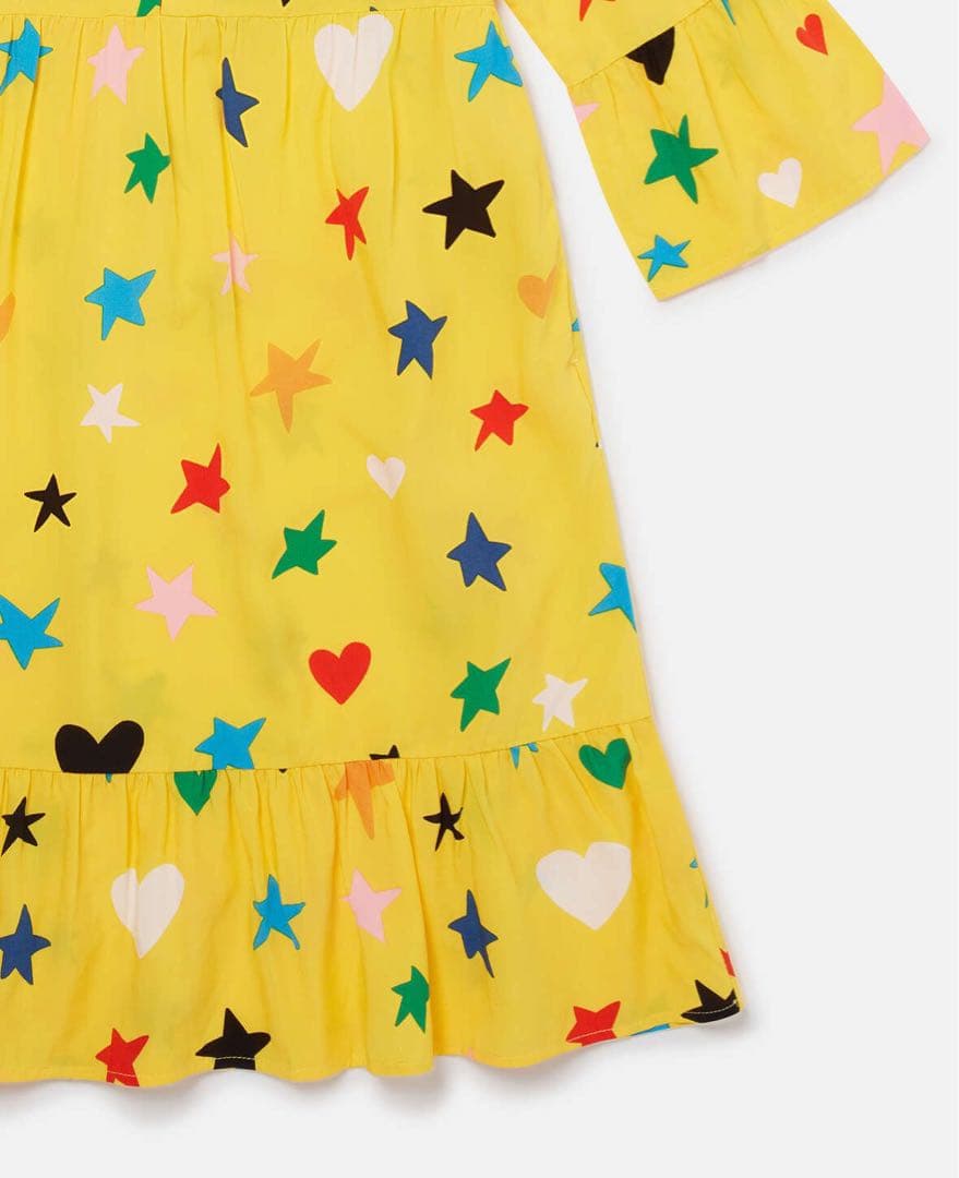 新品 ステラマッカートニーキッズ 星柄ワンピース 8Y /定価3万円以上