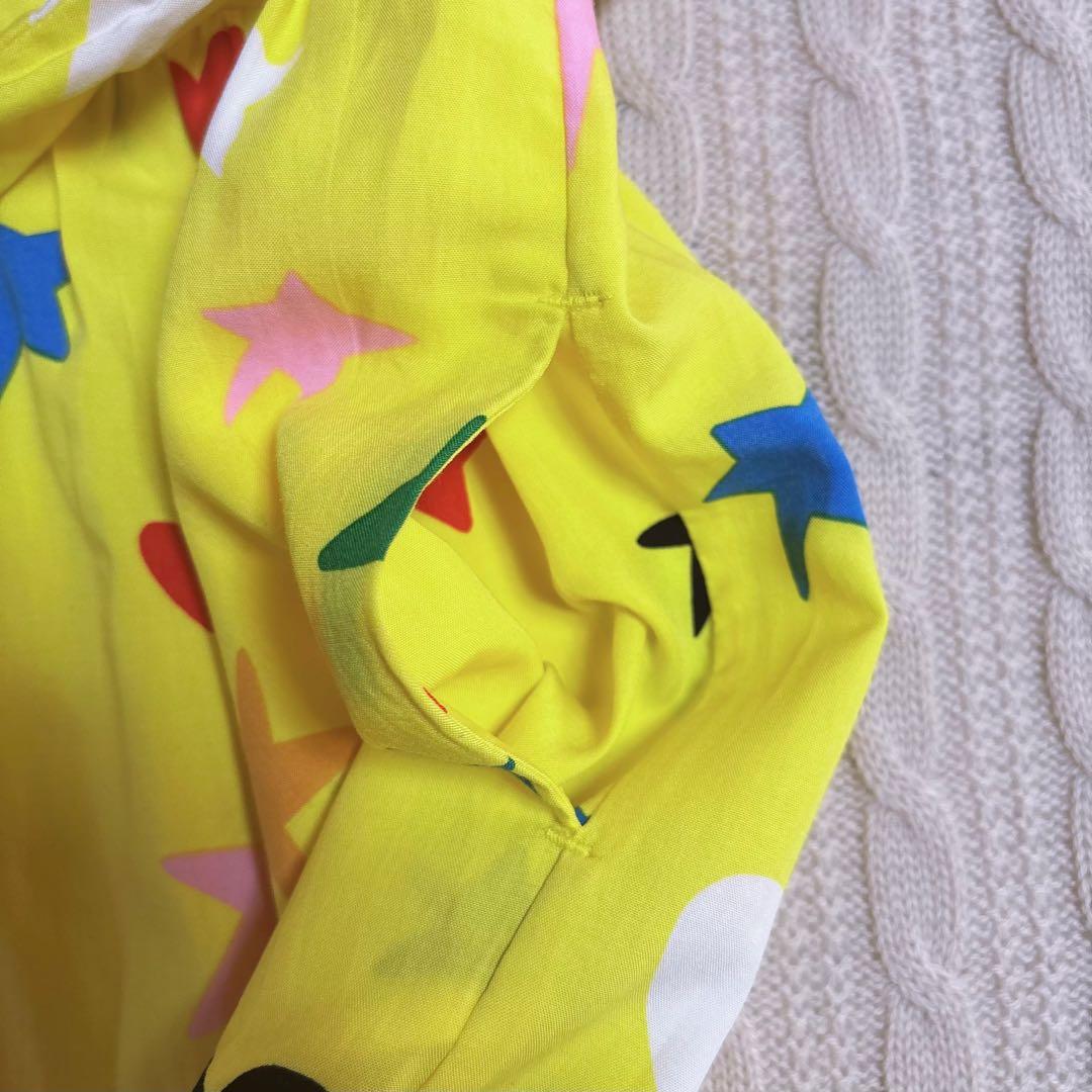 新品 ステラマッカートニーキッズ 星柄ワンピース 8Y /定価3万円以上