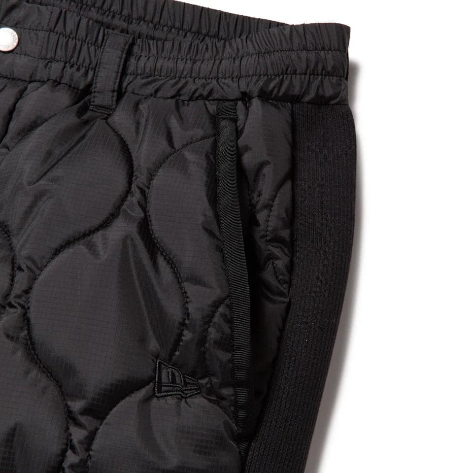 NEWERA GOLF インサレーティッドキルティングパンツ ブラック　Lサイズ