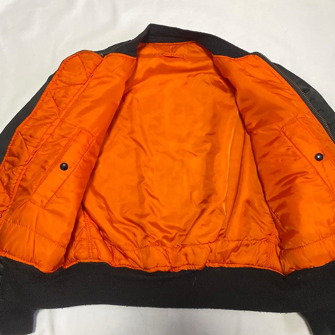80s USA製 ALPHA MA-1 Flight Bomber Jacket
