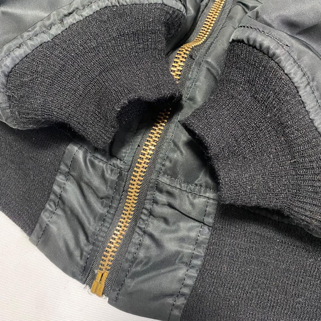 80s USA製 ALPHA MA-1 Flight Bomber Jacket