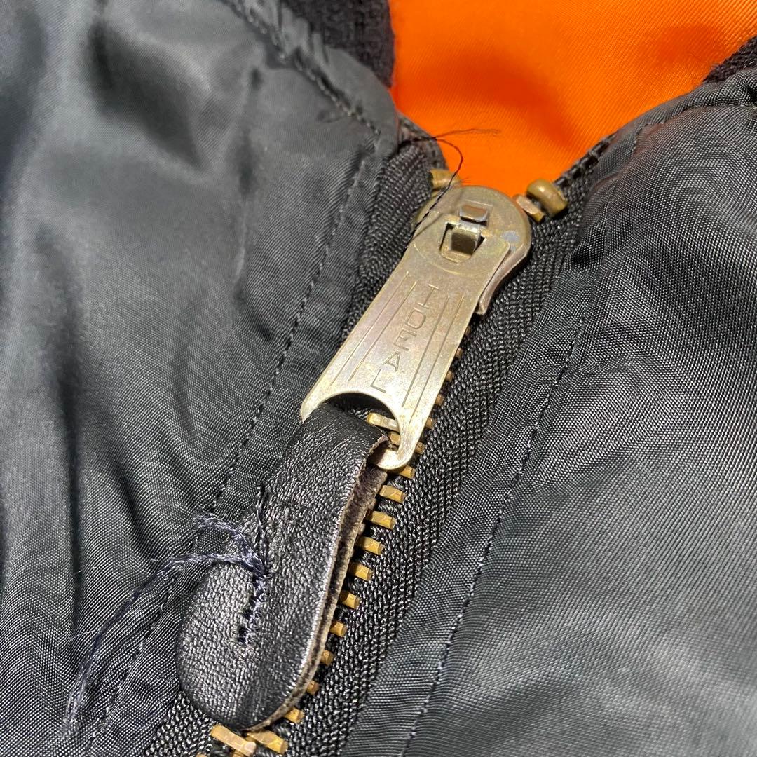 80s USA製 ALPHA MA-1 Flight Bomber Jacket