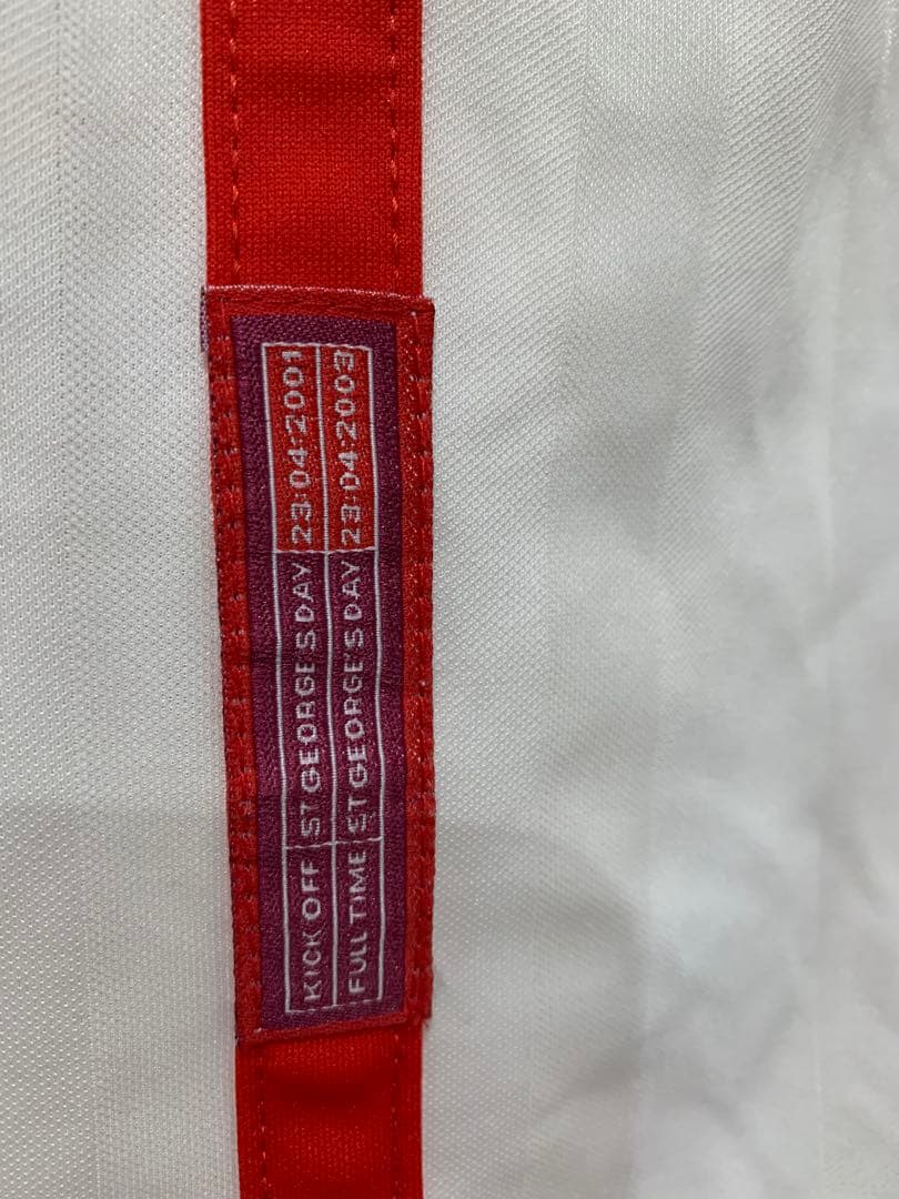 ベッカム ユニフォーム イングランド代表 2002年 日韓w杯