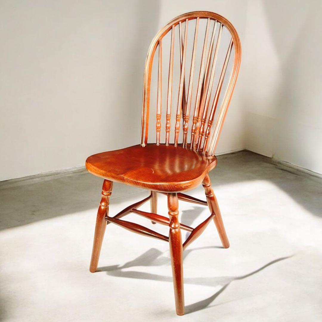 HR626 秋田木工　ウィンザーチェア　ボウバック　曲木　ダイニングチェア
