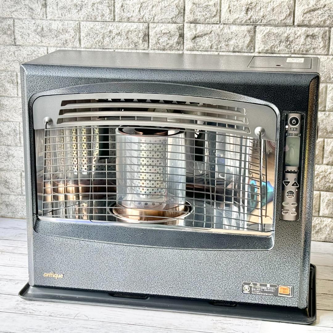 トヨトミ 石油ファンヒーター アンティークモデル コンクリート24畳