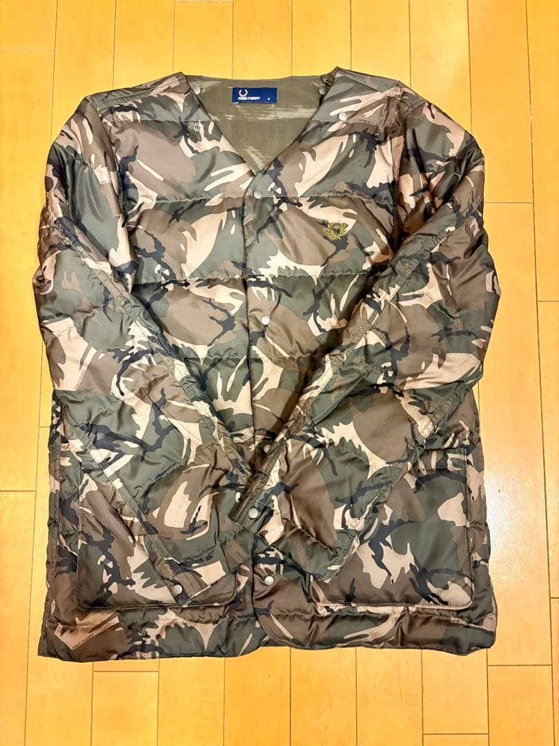 フレッドペリー 迷彩ダウンライナー付 モッズコート F2562