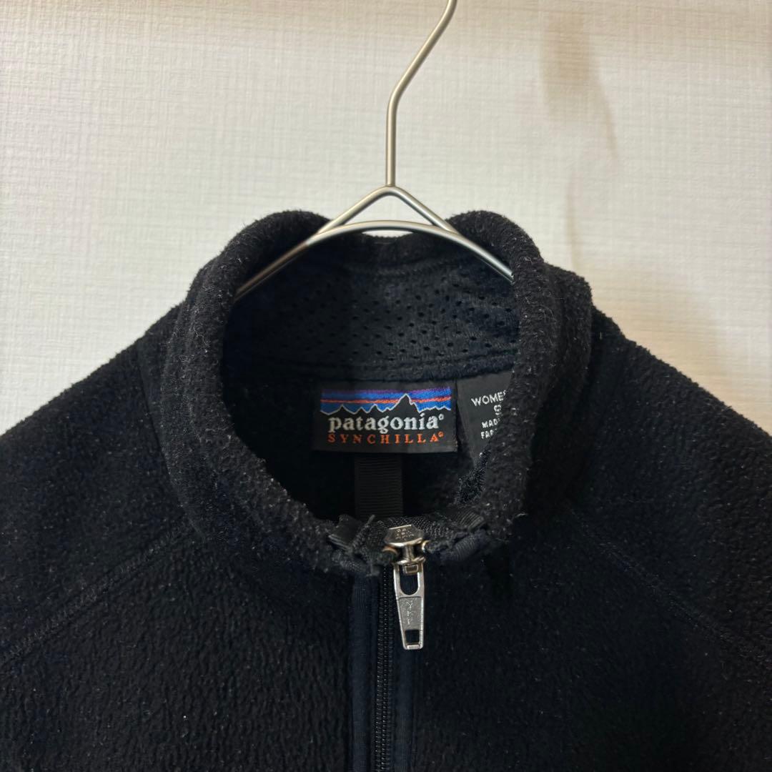 usa製 Patagonia シンチラ ベスト フリース 黒 パタゴニア - メルカリ