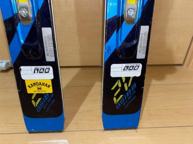 サロモン ＧＳ ２Ｖ ＬＡＢ １８８＋Ｘ１9 ＬＡＢビンディング セット　中古品
