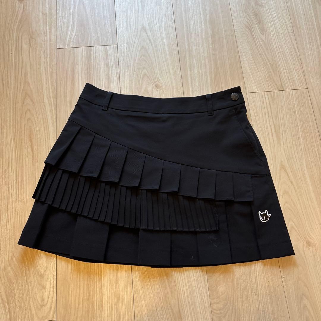 WAAC ワック スカート 2サイズ ブラック　フリル 楽天市場】【30%OFF SALE】WAAC ワック ゴルフスカート ゴルフウェア
