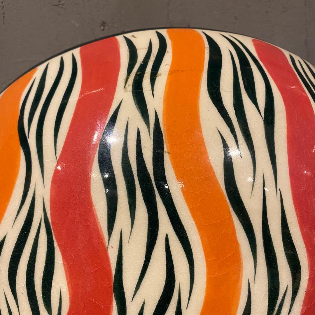 37cm トナラ焼き 特大フクロウ置物 陶器 ヴィンテージ スペシャル