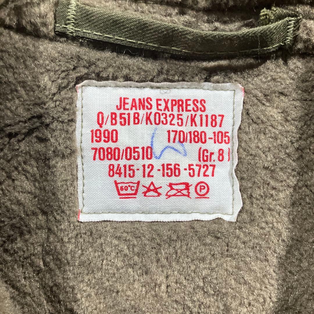 ドイツ軍　1990年製　モッズコート　ミリタリージャケット　古着　ライニング付き