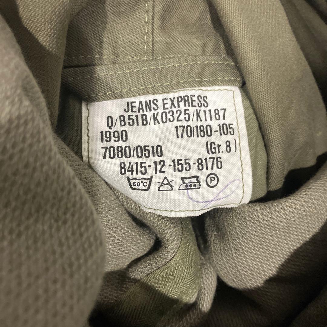 ドイツ軍　1990年製　モッズコート　ミリタリージャケット　古着　ライニング付き