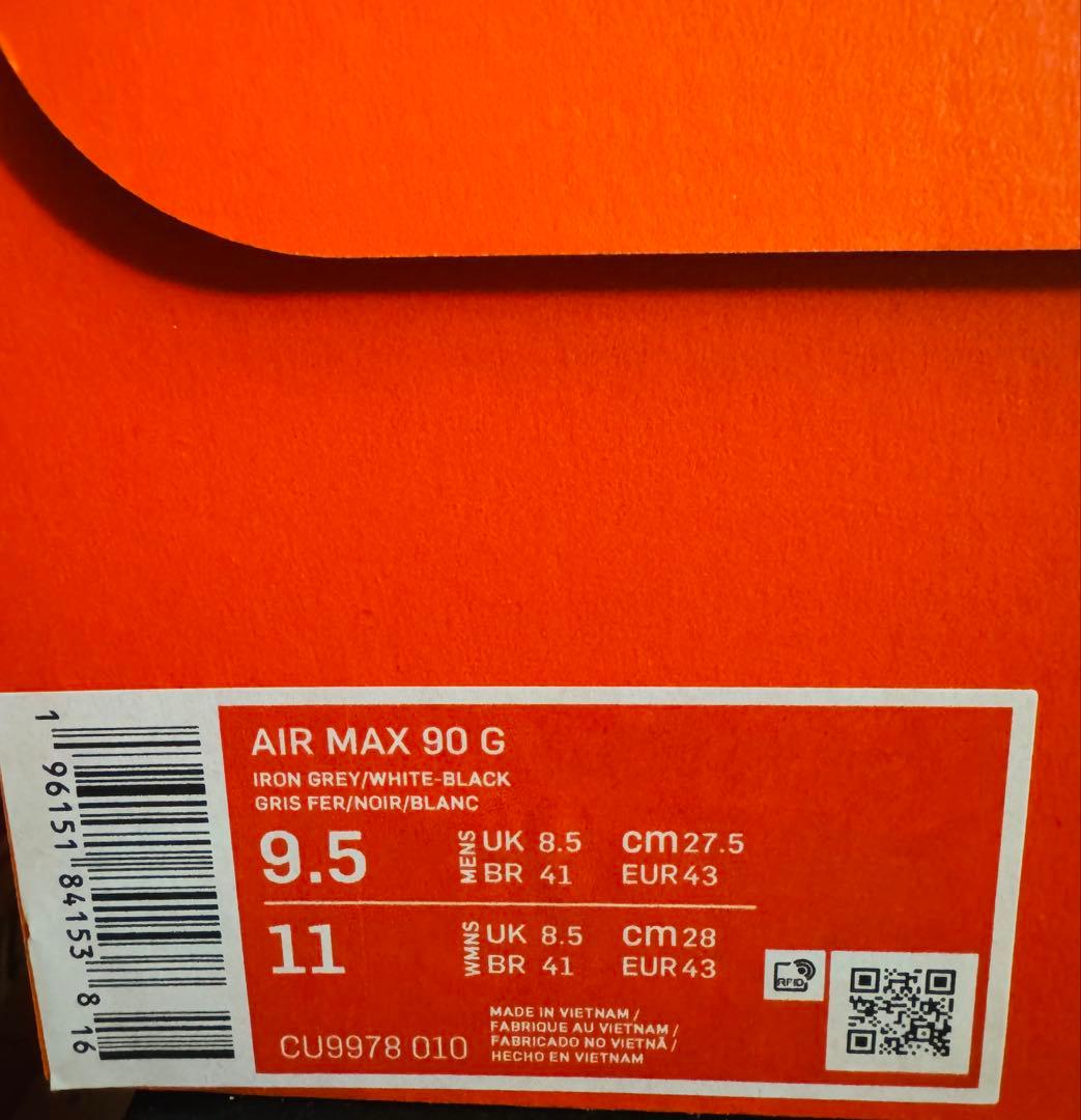 【新品・未使用】NIKE Air Max 90 G 27.5cm ゴルフ