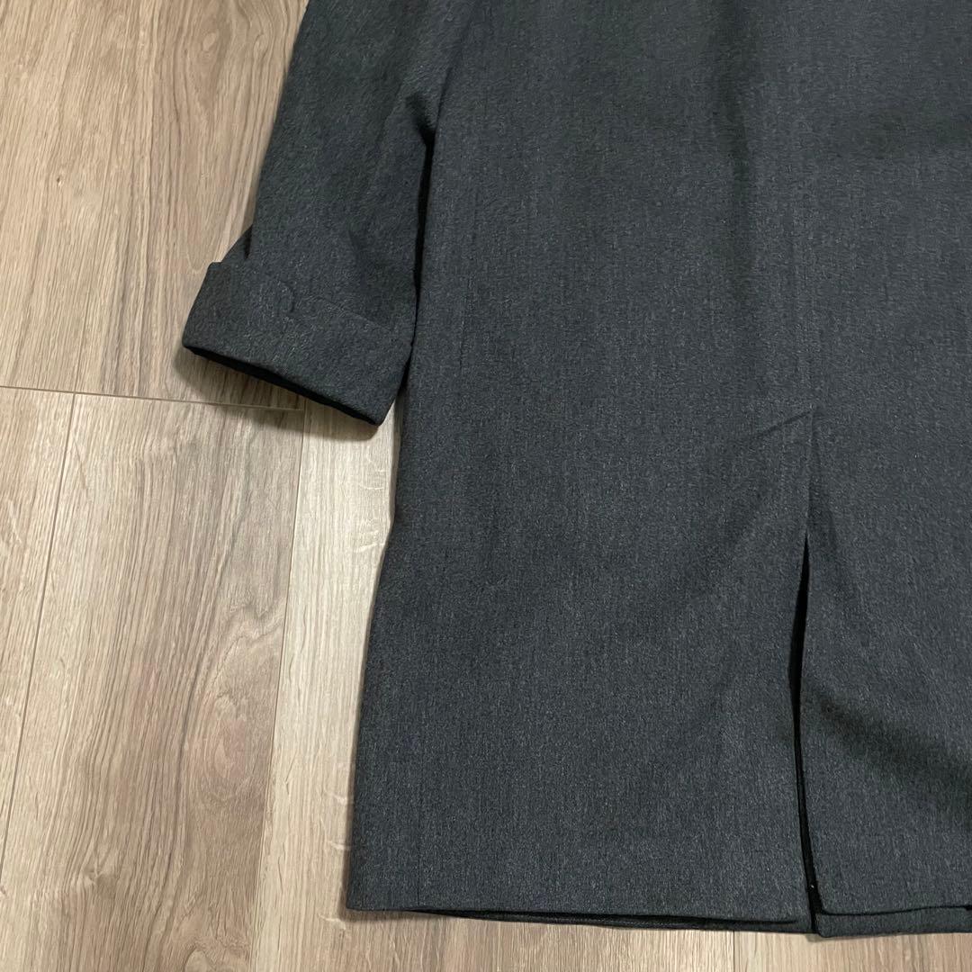 70s vintage aquascutum チェスターコート チャコールグレー