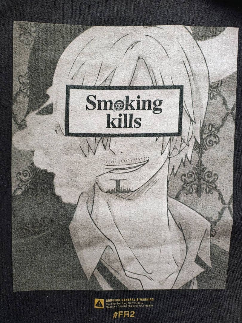 FR2 エフアールツー ワンピースコラボ サンジ パーカー 黒 Mサイズ 美