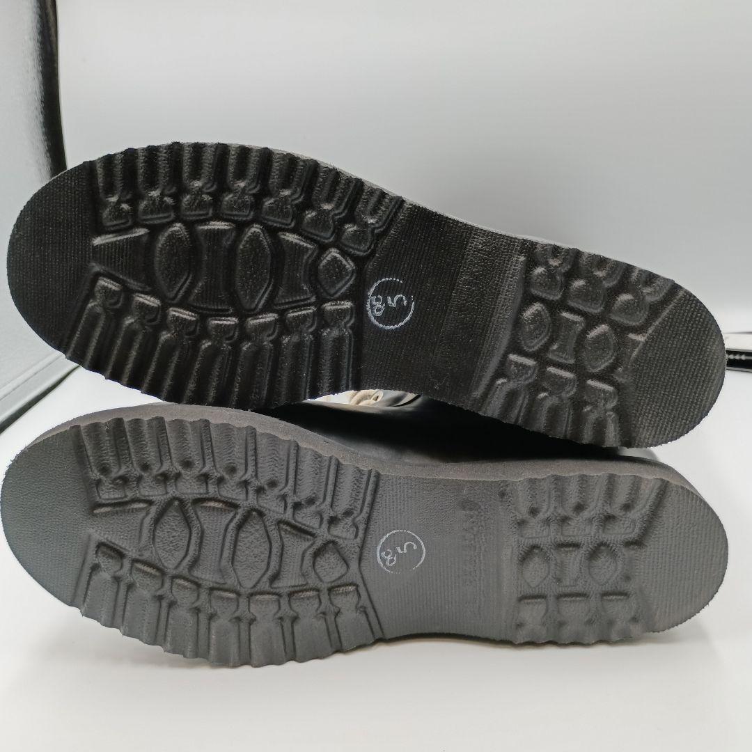 ILSE JACOBSEN レインブーツ レースアップ ブラック ２４cm