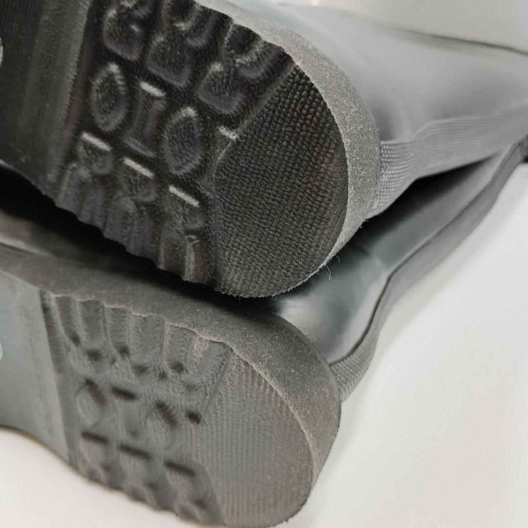 ILSE JACOBSEN レインブーツ レースアップ ブラック ２４cm