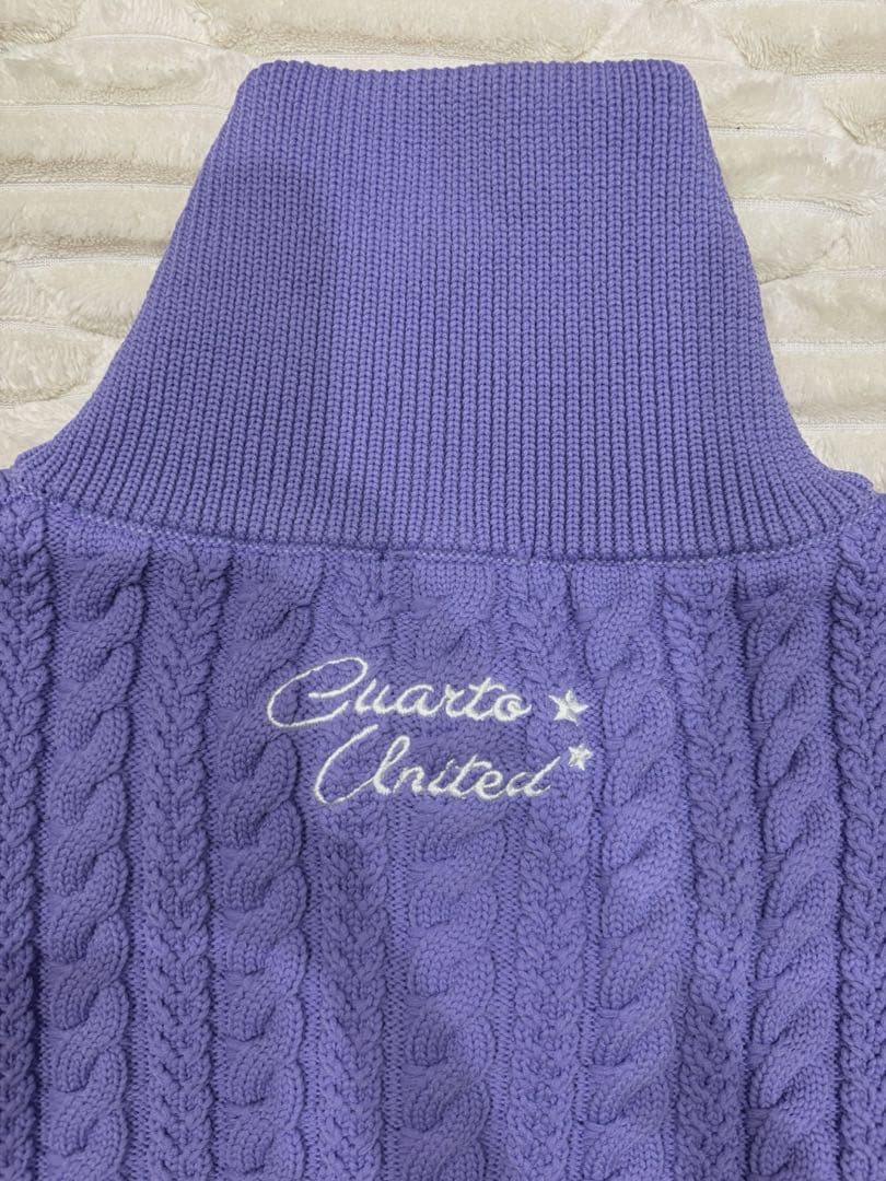 【未使用】CUARTO UNITED セットアップ 上下　スカート パープル