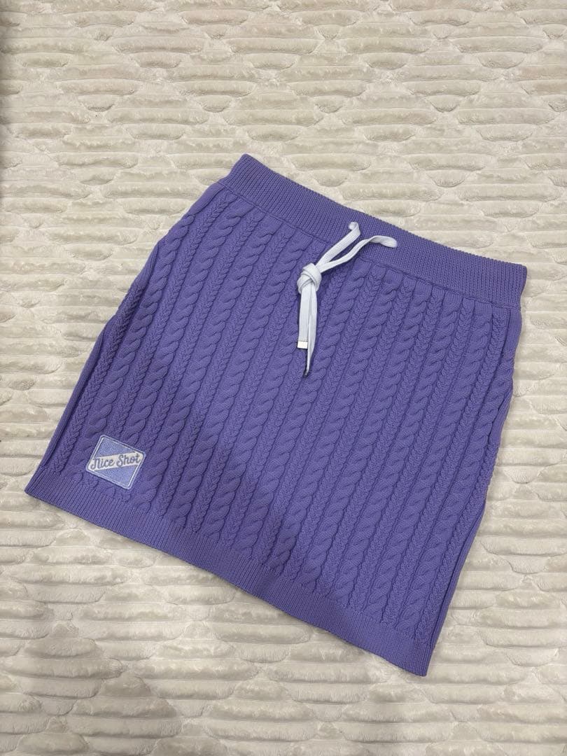 【未使用】CUARTO UNITED セットアップ 上下　スカート パープル