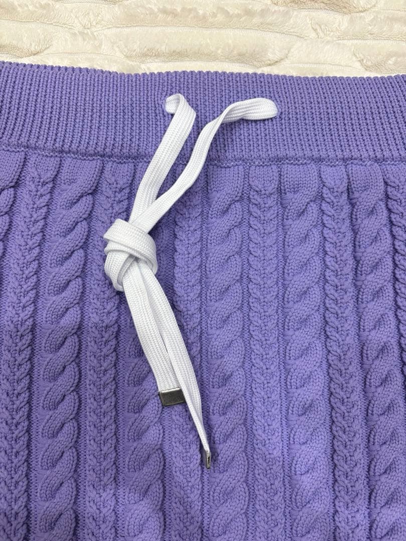 【未使用】CUARTO UNITED セットアップ 上下　スカート パープル