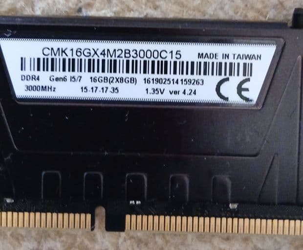 そ*う様 Vengeance LPX 16GB DDR4 3000MHz　8GB