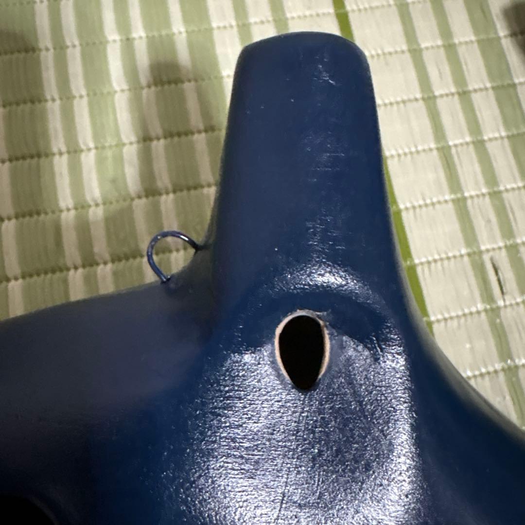 POPOLO ポポロ AF ネイビー　ブルー オカリナ　ポポロ　アルトF 楽器