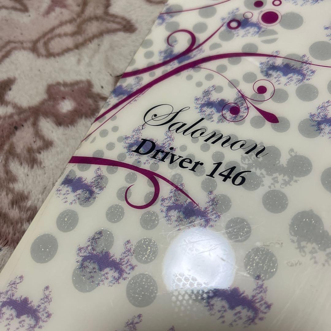 良品 SALOMON 146cm バイン付 スノーボードセット レディース 子供