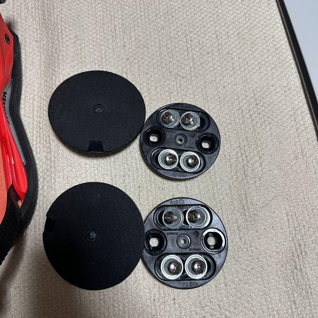 UNION スノーボード ビンディング レッド　ストラータ