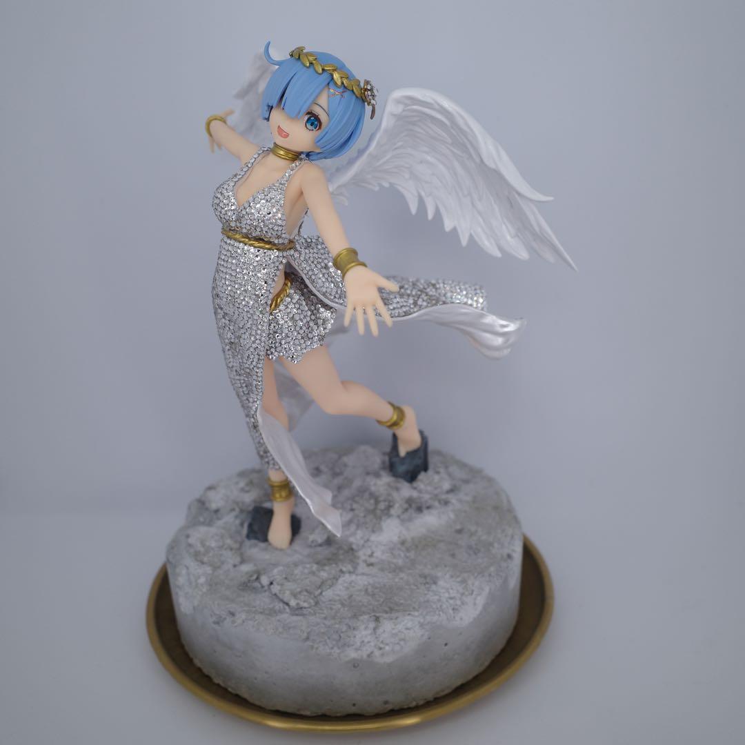 スワロフスキー7000個使用 】 レム フィギュア リゼロ 熾天使