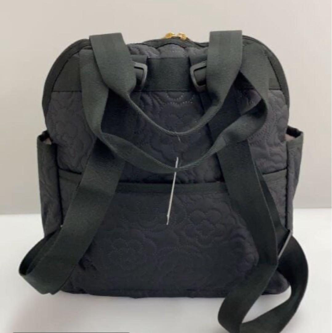 美品　レスポートサック　パフィーブロッサムズ　リュック　ブラック　キルティング