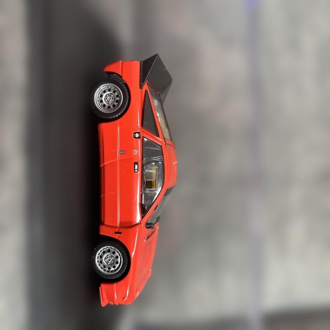 ランチア 037 ラリー プレインカラーモデル レッド 1/43 hpi