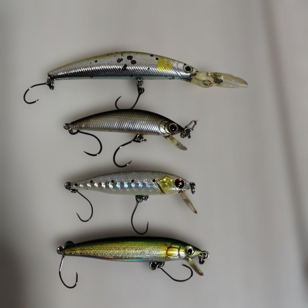 エリアトラウトルアーセット ニョロ系 クランク ミノー等 15個セット