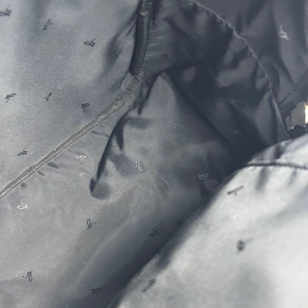 agnes b. VOYAGE レザー 本革 リュック バックパック ブラック