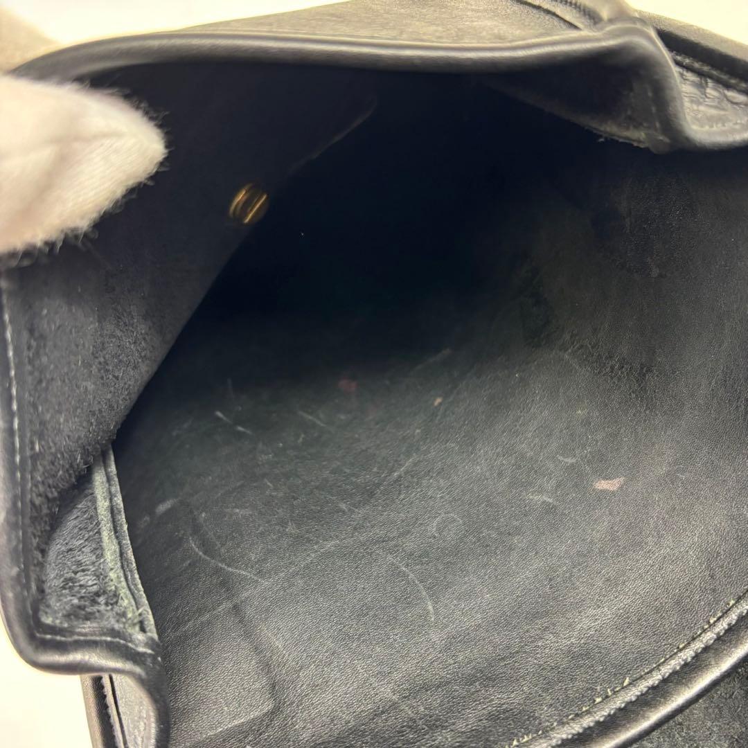 超希少！オールドコーチ　2way　ショルダーバッグ　黒　アメリカ製　ステーション