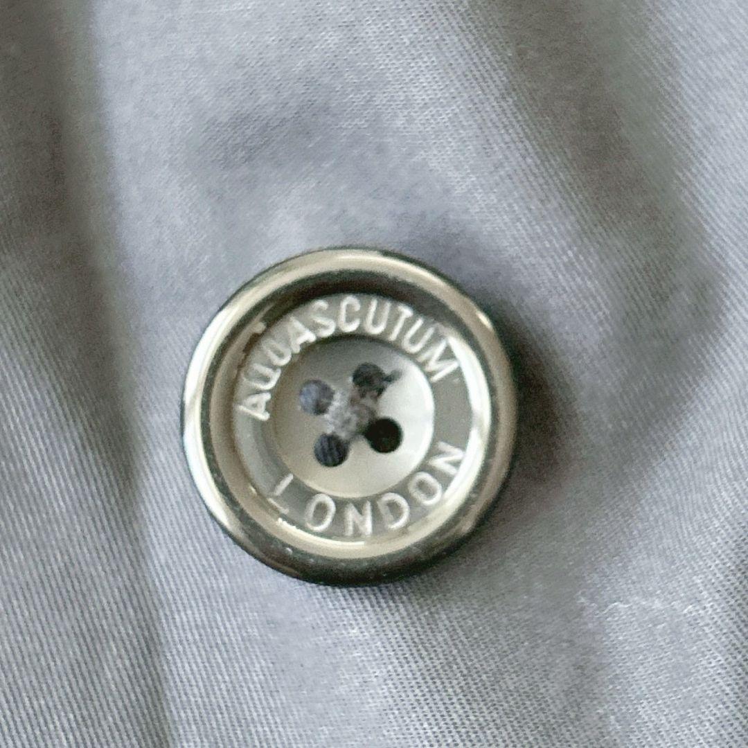 【近年モデル】アクアスキュータム ステンカラーコート ライナー ネイビー XL