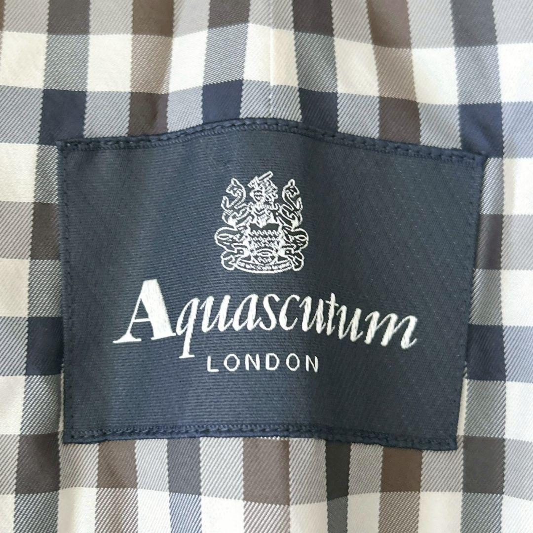 【近年モデル】アクアスキュータム ステンカラーコート ライナー ネイビー XL