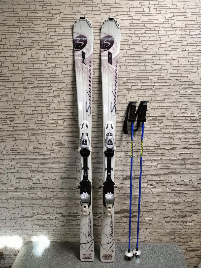 サロモン Powerline ALIUM スキー板 151cm レディース SALOMON